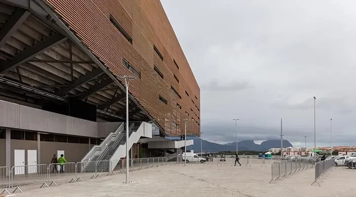 Arena de Handebol e Golbol - Olimpíadas Rio 2016 - Da Olímpiada para a educação