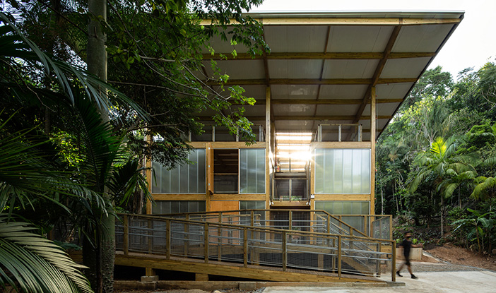Sede Administrativa da Fundação Florestal na Estação Ecológica Juréia-Itatins