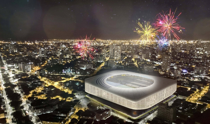 Estádio Santos FC Esporte Galeria da Arquitetura