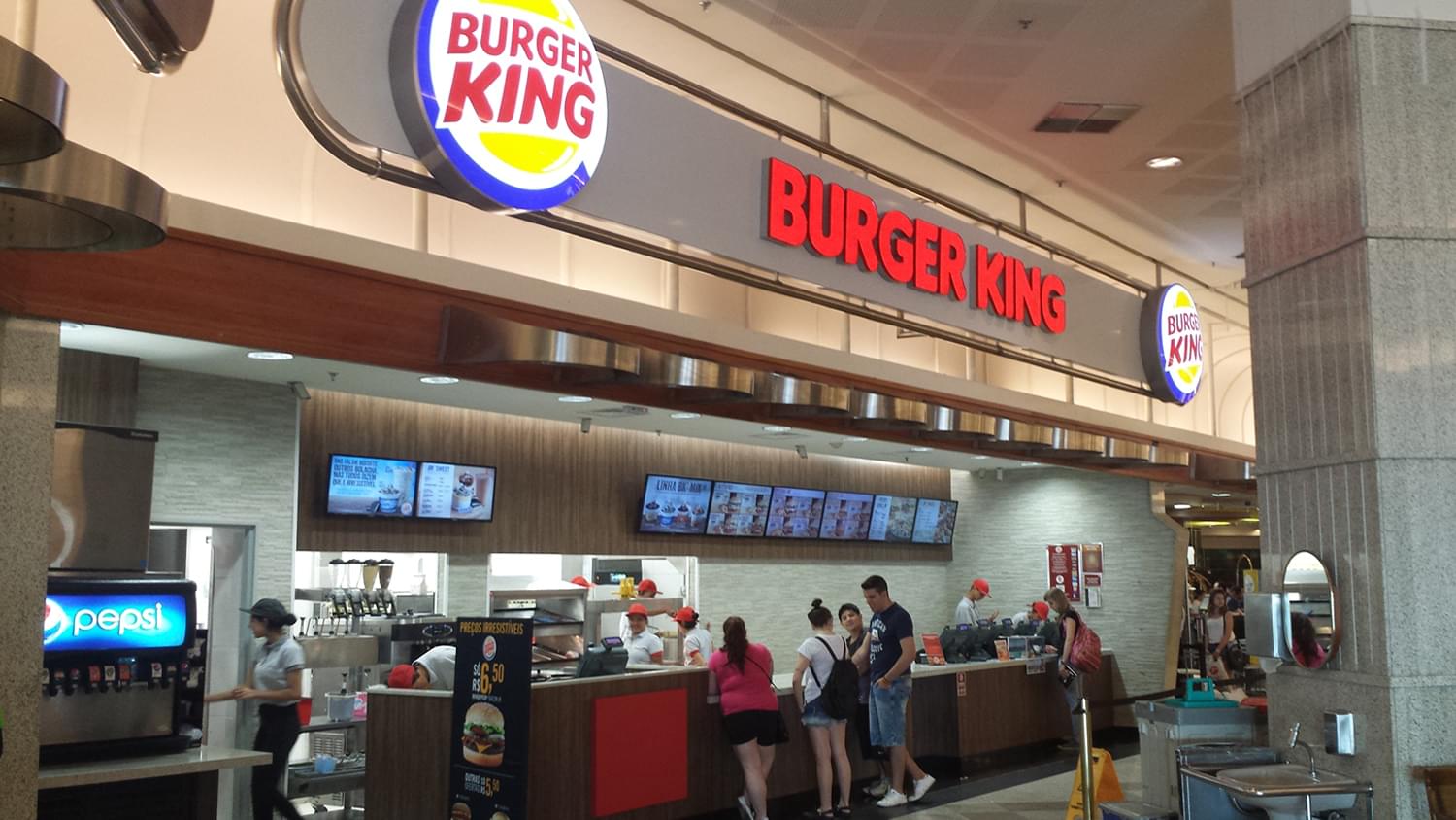 Burger King Shopping Bourbon Galeria da Arquitetura