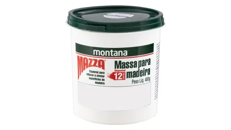 Massa para Madeira Mazza Mogno 400g Montana