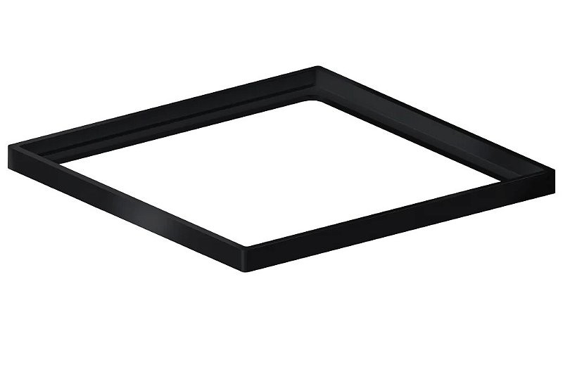 Porta Grelha Quadrado Elleve de 10 cm Black Matte Grupo Linear
