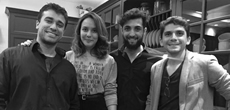 Bruno Moraes, Luana Carvalho, Jonatas Pacheco e Breno de Mendonça