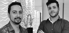 Diego Miranda (designer) e Zeh Pantarolli (arquiteto)