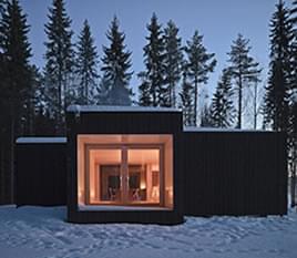 Four-cornered villa